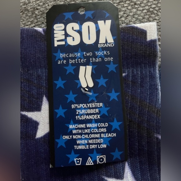 New Two Sox Patriotic Socks (2 pairs) - Picture 4 of 4